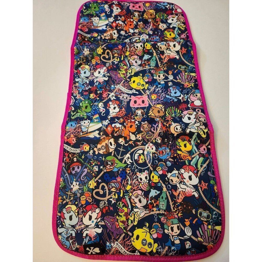 JuJuBe Sea Punk Padded Change Pad Tokidoki Donutella Narwhal Mermicorno JellyCat
